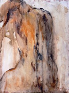 tableau peinture corps femme