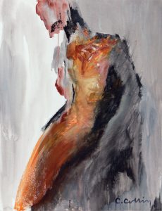 tableau peinture silhouette