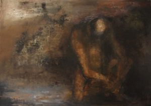 tableau peinture silhouette