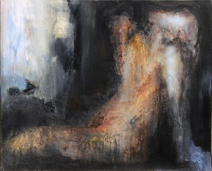 tableau peinture silhouette