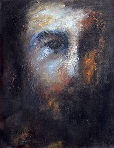 tableau peinture portrait regard