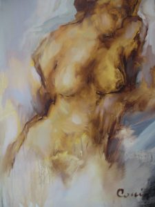 tableau peinture femme nue