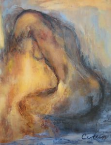 tableau peinture corps nu